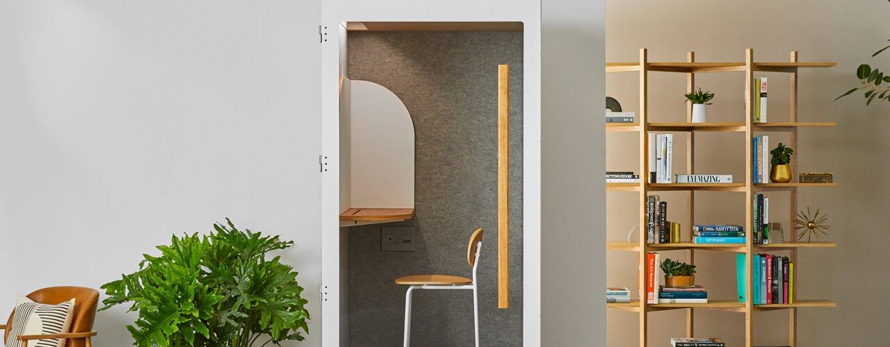 This Single-Person Acoustic Pod Offers Solo Workspaces In Modern Offices This Single-Person Acoustic Pod Offers Solo Workspaces In Modern Offices